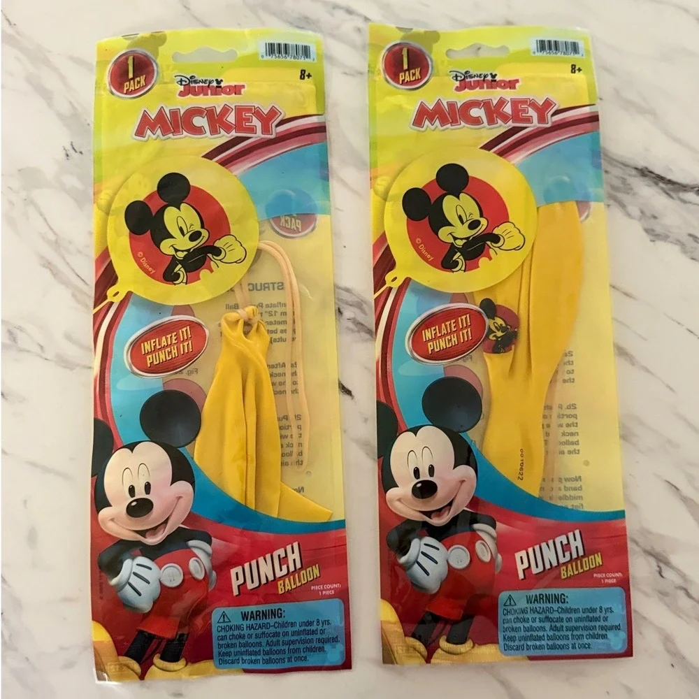 LOT 7 Disney Junior Mickey Mouse Clubhouse Toy Yo-Yo Chalk Magic Grow Pumper New